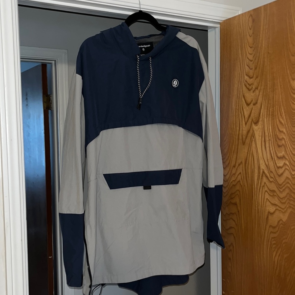 Bearded Goat hooded wind breaker.